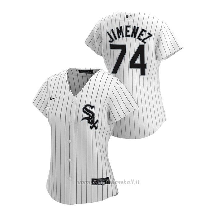 Maglia Baseball Donna Chicago White Sox Eloy Jimenez 2020 Replica Primera Bianco